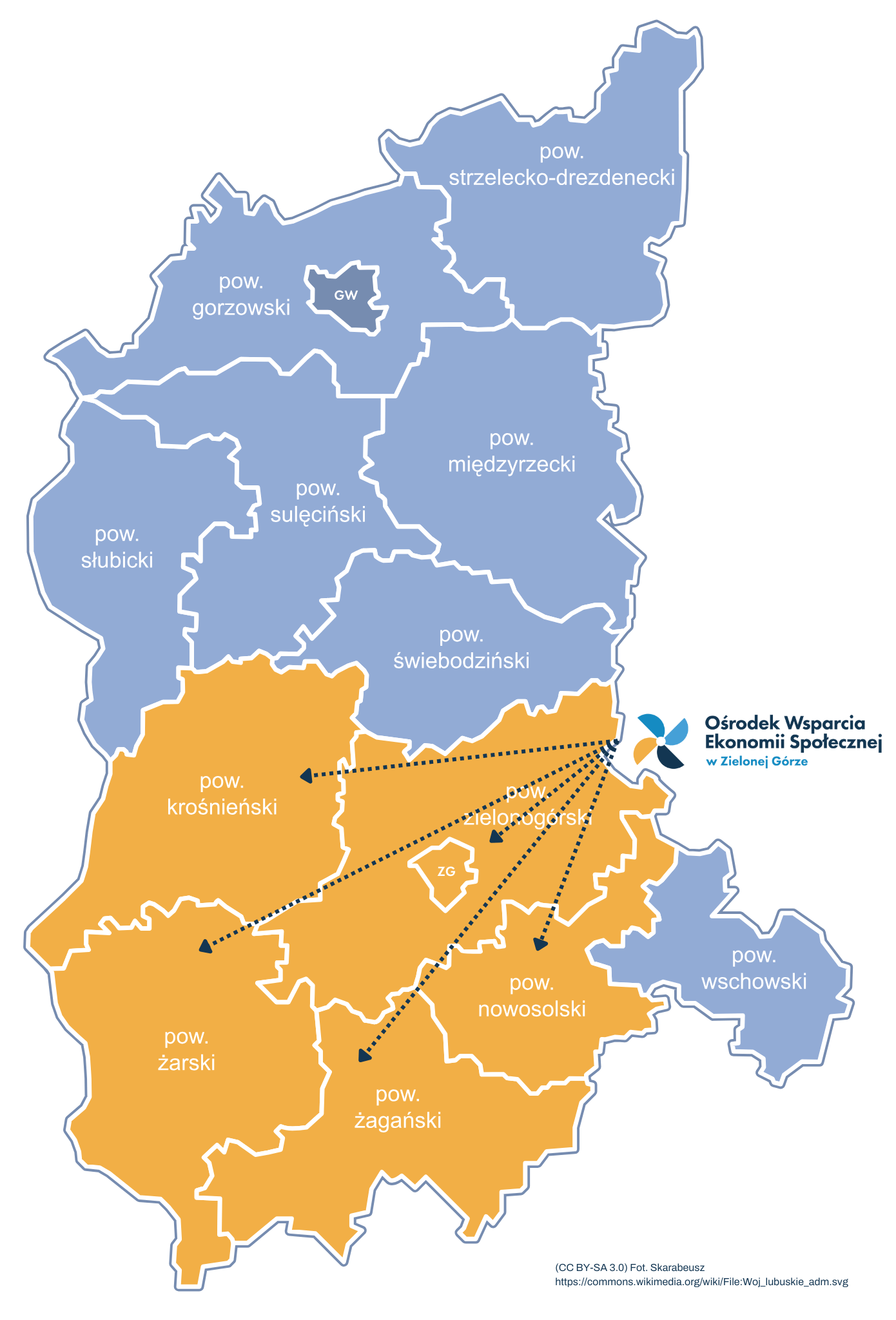 OWES Zasięg